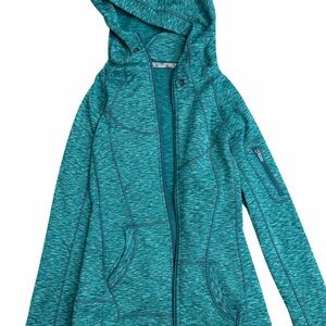 Athleta Teal Women's full zip Hoodie